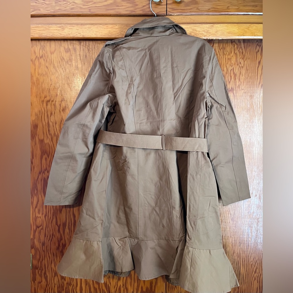 New York & Company Brown Double-Breasted Trench Coat
C1 - Picture 2 of 7
